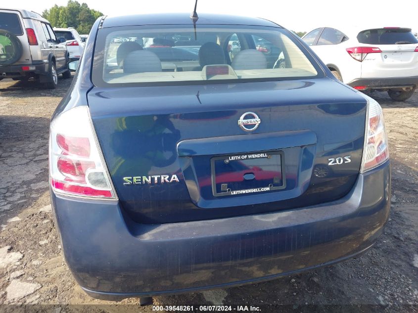 2007 Nissan Sentra 2.0S VIN: 3N1AB61E27L627472 Lot: 39548261