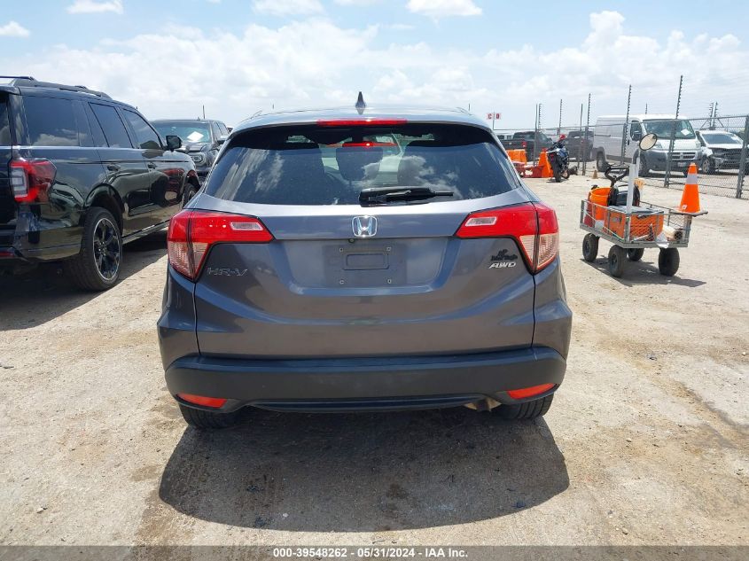 2016 Honda Hr-V Ex VIN: 3CZRU6H56GM725392 Lot: 39548262