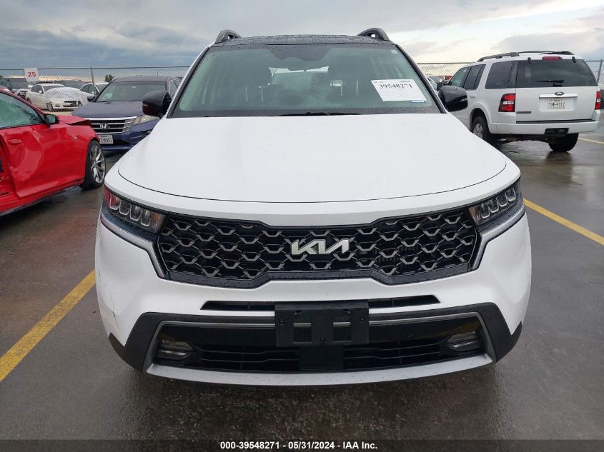 2022 Kia Sorento X-Line Ex VIN: 5XYRHDLF5NG123737 Lot: 39548271