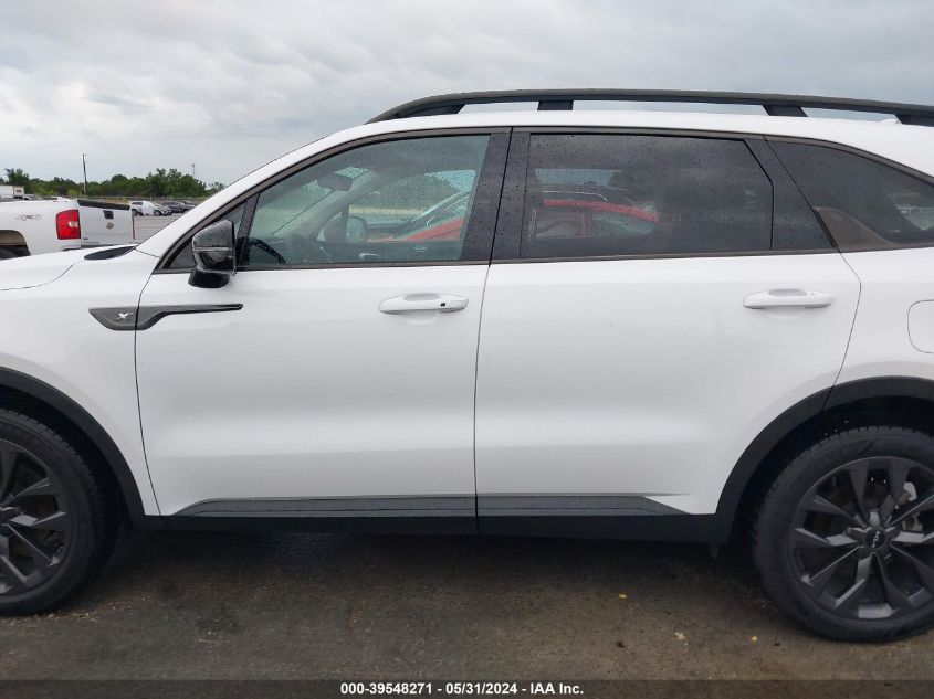 2022 Kia Sorento X-Line Ex VIN: 5XYRHDLF5NG123737 Lot: 39548271