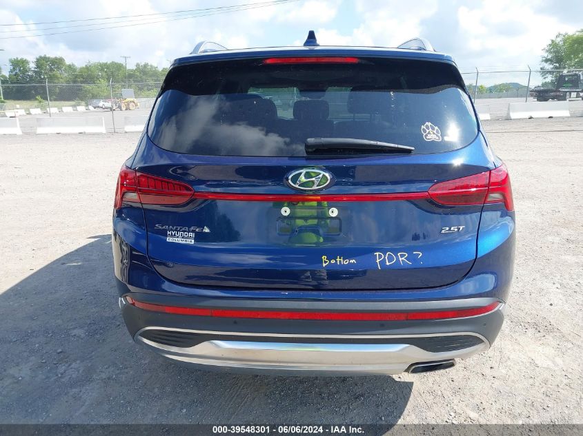 2022 Hyundai Santa Fe Limited VIN: 5NMS44AL6NH419314 Lot: 39548301
