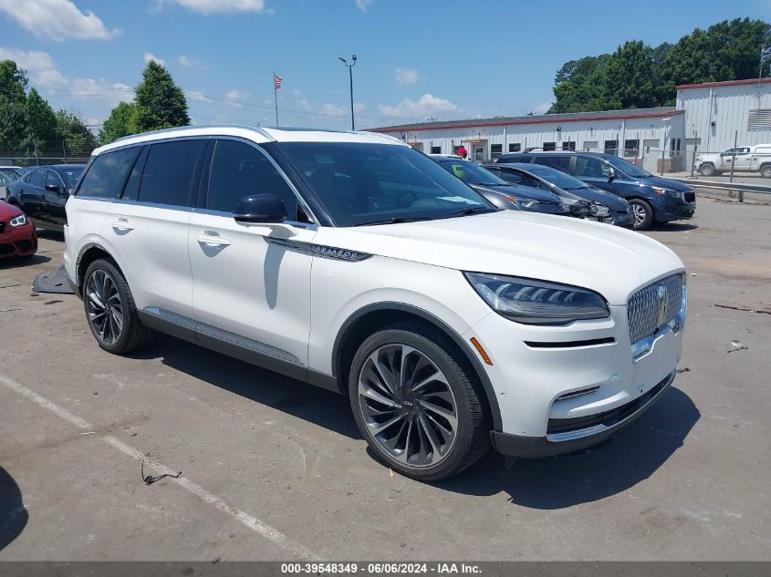 2022 Lincoln Aviator Reserve VIN: 5LM5J7XC8NGL16362 Lot: 39548349