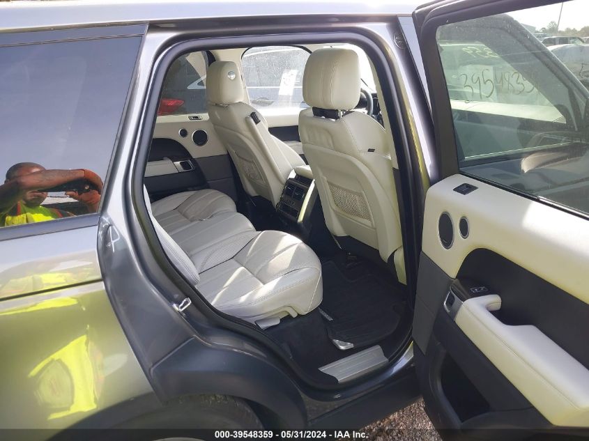 2016 Land Rover Range Rover Sport 3.0L V6 Supercharged Hse VIN: SALWR2PF7GA121093 Lot: 39548359