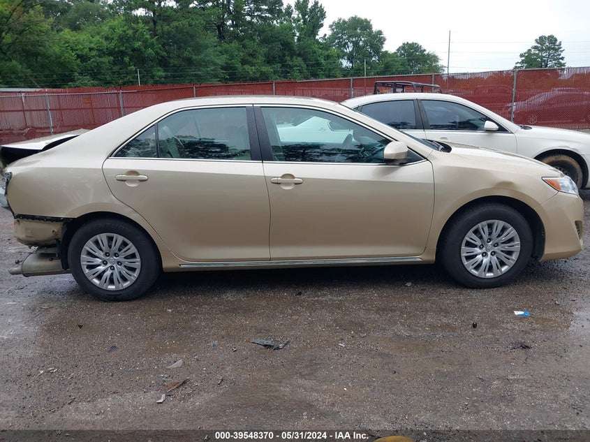 2012 Toyota Camry Se/Le/Xle VIN: 4T1BF1FK1CU10546 Lot: 39548370