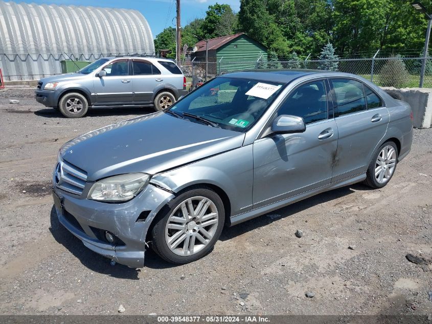 2008 Mercedes-Benz C 300 Luxury 4Matic/Sport 4Matic VIN: WDDGF81X38F105847 Lot: 39548377