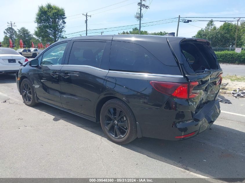 5FNRL6H7XPB025356 2023 Honda Odyssey Sport