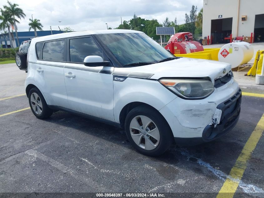 2015 Kia Soul VIN: KNDJN2A20F7806292 Lot: 39548397