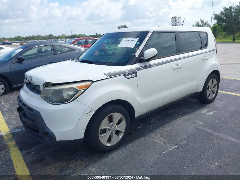 2015 Kia Soul VIN: KNDJN2A20F7806292 Lot: 39548397