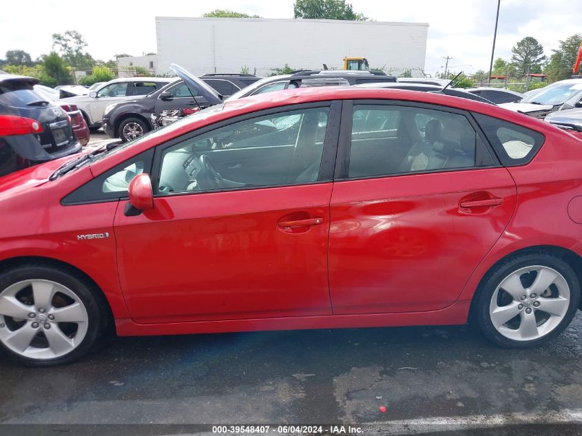 2011 Toyota Prius Five VIN: JTDKN3DU4B0316271 Lot: 39548407