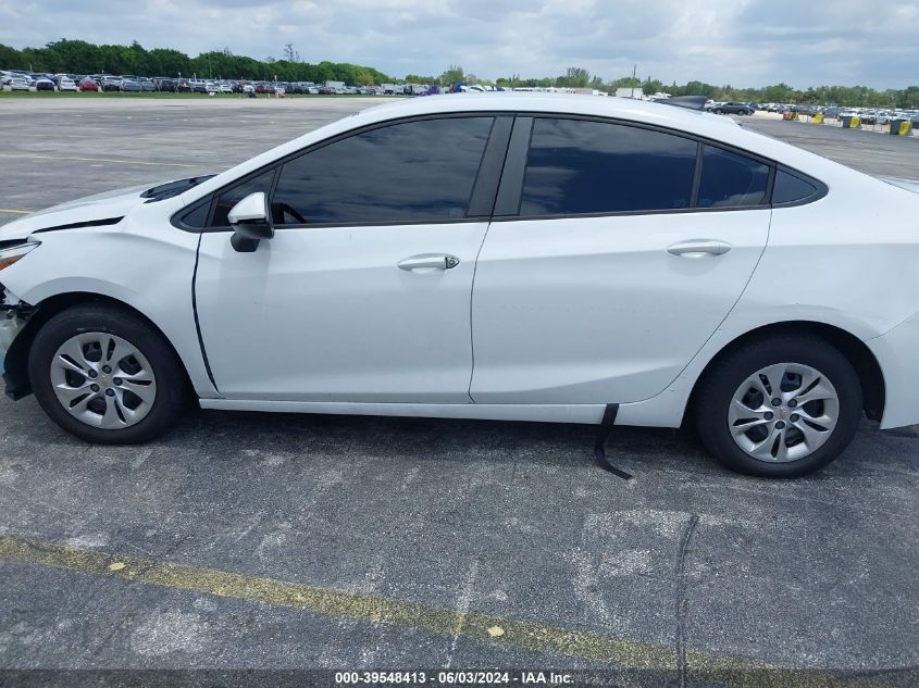 2019 Chevrolet Cruze Ls VIN: 1G1BC5SM4K7130394 Lot: 39548413