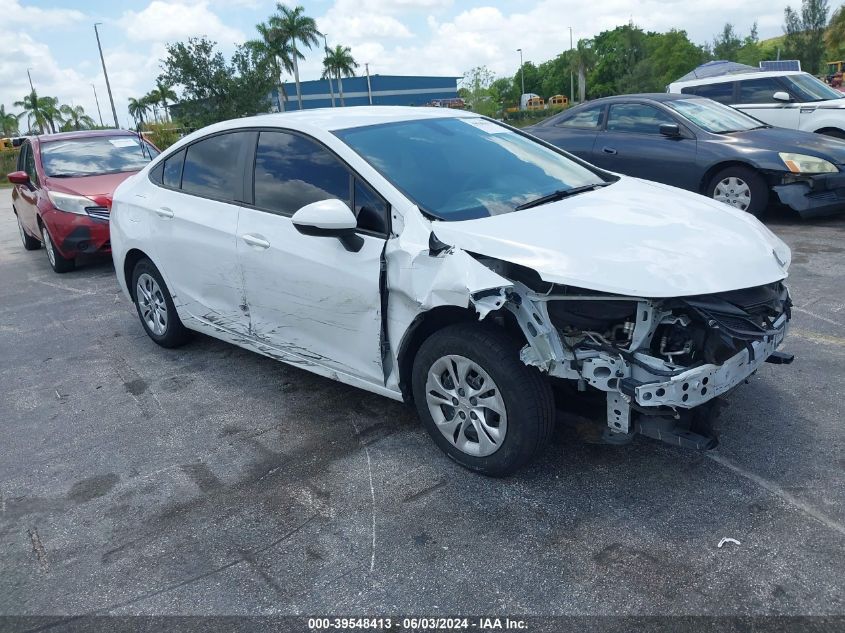 2019 Chevrolet Cruze Ls VIN: 1G1BC5SM4K7130394 Lot: 39548413