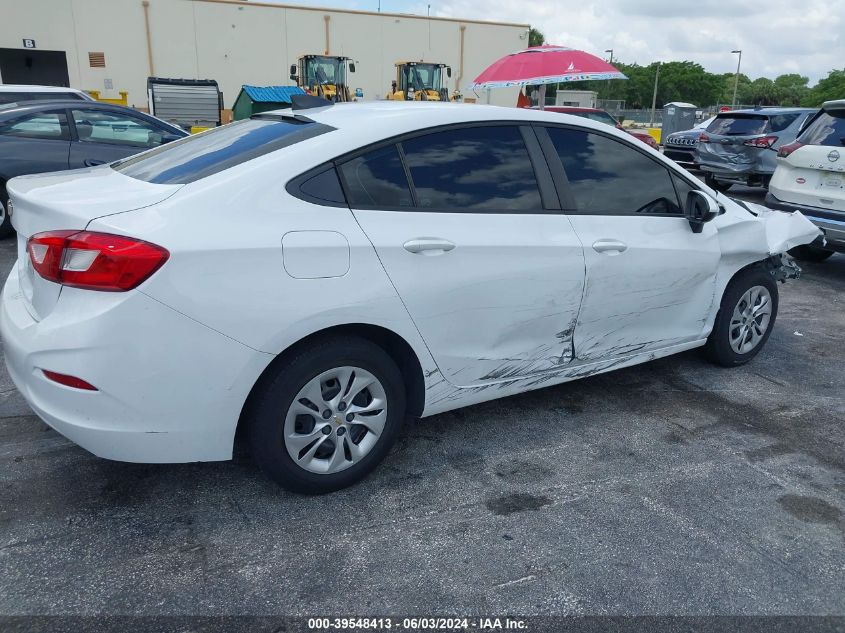 2019 Chevrolet Cruze Ls VIN: 1G1BC5SM4K7130394 Lot: 39548413