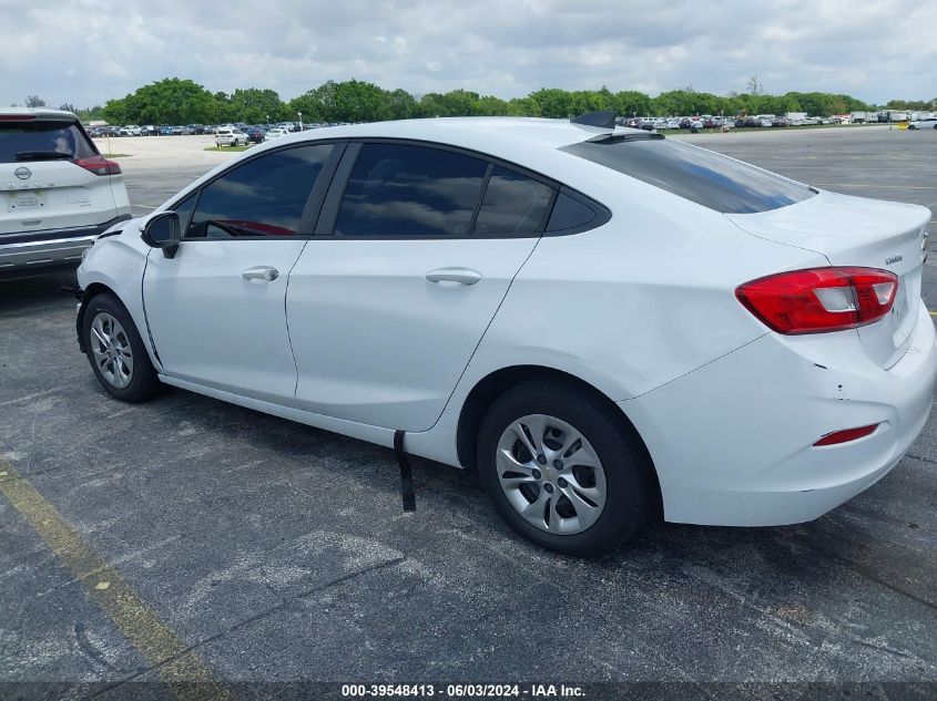 2019 Chevrolet Cruze Ls VIN: 1G1BC5SM4K7130394 Lot: 39548413