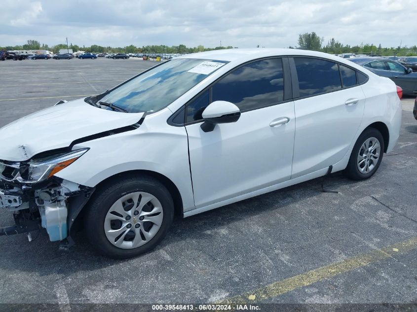 2019 Chevrolet Cruze Ls VIN: 1G1BC5SM4K7130394 Lot: 39548413