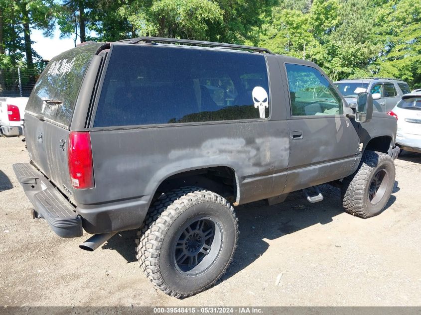 1996 Chevrolet Tahoe K1500 VIN: 3GNEK18R1TG149971 Lot: 39548415