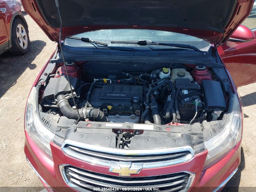 2015 Chevrolet Cruze 2Lt Auto VIN: 1G1PE5SB1F7276143 Lot: 39548424