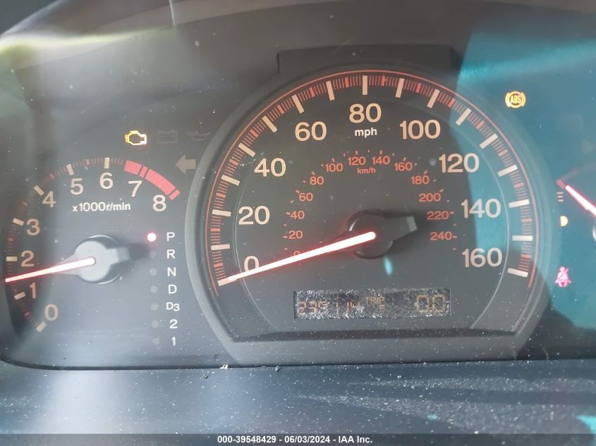 2004 Honda Accord 2.4 Lx VIN: 1HGCM72244A004823 Lot: 39548429