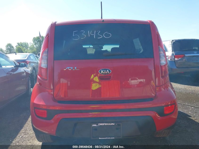 2013 Kia Soul + VIN: KNDJT2A65D7531430 Lot: 39548436