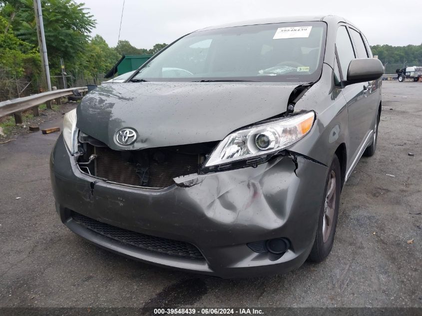 5TDKK3DC1E5459194 2014 Toyota Sienna Le V6 8 Passenger