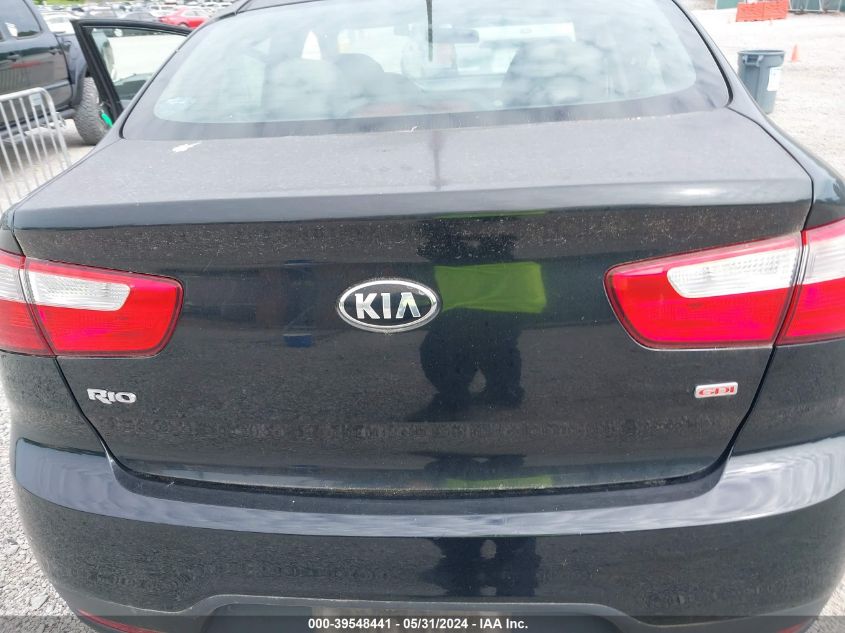 2015 Kia Rio Lx VIN: KNADM4A33F6484898 Lot: 39548441