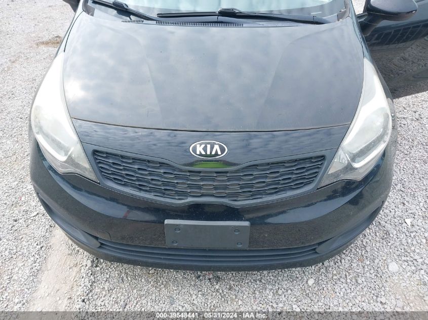 2015 Kia Rio Lx VIN: KNADM4A33F6484898 Lot: 39548441