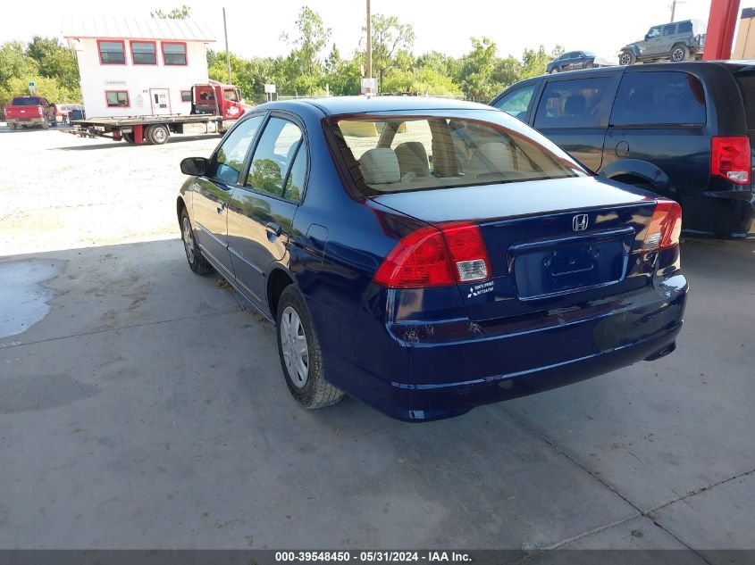 2004 Honda Civic Dx Vp VIN: 2HGES16364H576315 Lot: 39548450