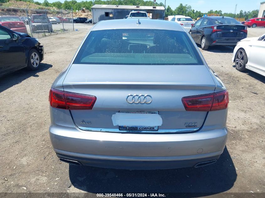 2016 Audi A6 2.0T Premium Plus VIN: WAUGFAFC0GN179610 Lot: 39548466