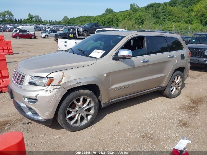 2014 Jeep Grand Cherokee Summit VIN: 1C4RJFJG3EC417296 Lot: 39548470