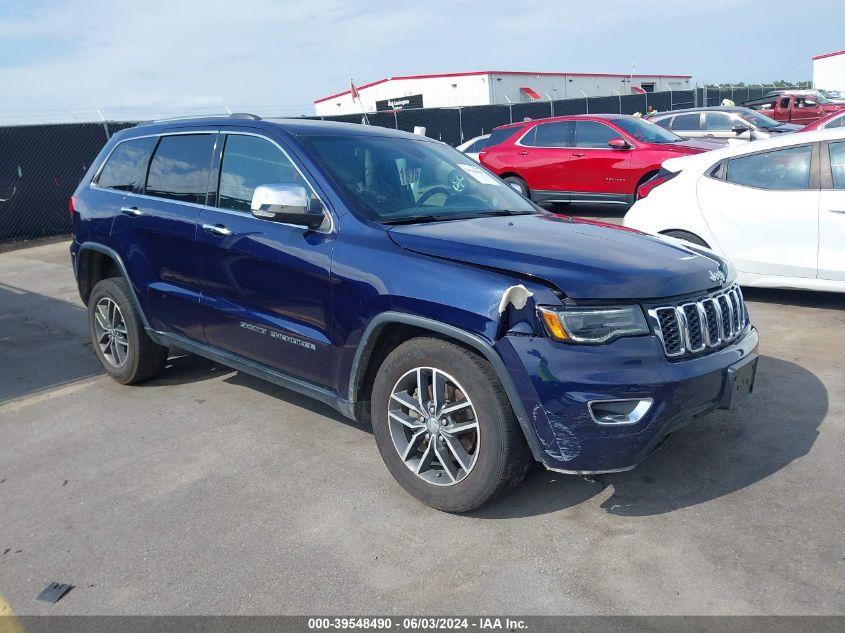 2017 Jeep Grand Cherokee Limited 4X4 VIN: 1C4RJFBGXHC755832 Lot: 39548490