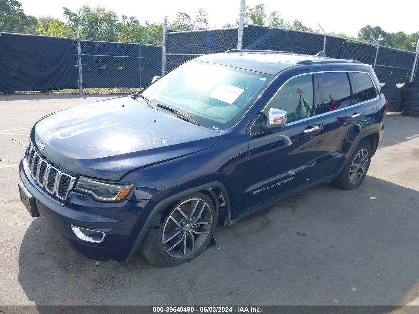 2017 Jeep Grand Cherokee Limited 4X4 VIN: 1C4RJFBGXHC755832 Lot: 39548490