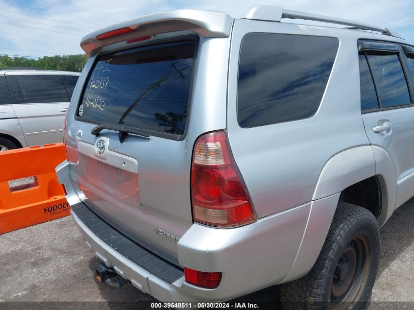 2005 Toyota 4Runner Sr5 Sport V8 VIN: JTEZT14R150020001 Lot: 39548511