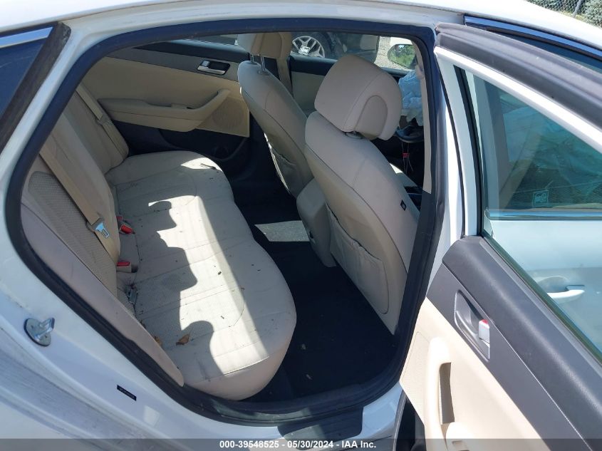 2017 Hyundai Sonata Se VIN: 5NPE24AF5HH547838 Lot: 39548525