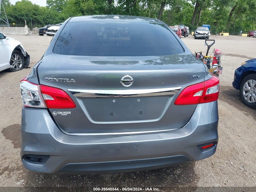 2018 Nissan Sentra Sv VIN: 3N1AB7AP3JY217121 Lot: 39548544