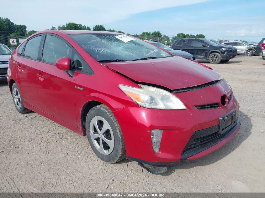 2012 Toyota Prius Two VIN: JTDKN3DUXC1562835 Lot: 39548547