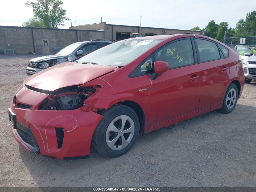 2012 Toyota Prius Two VIN: JTDKN3DUXC1562835 Lot: 39548547