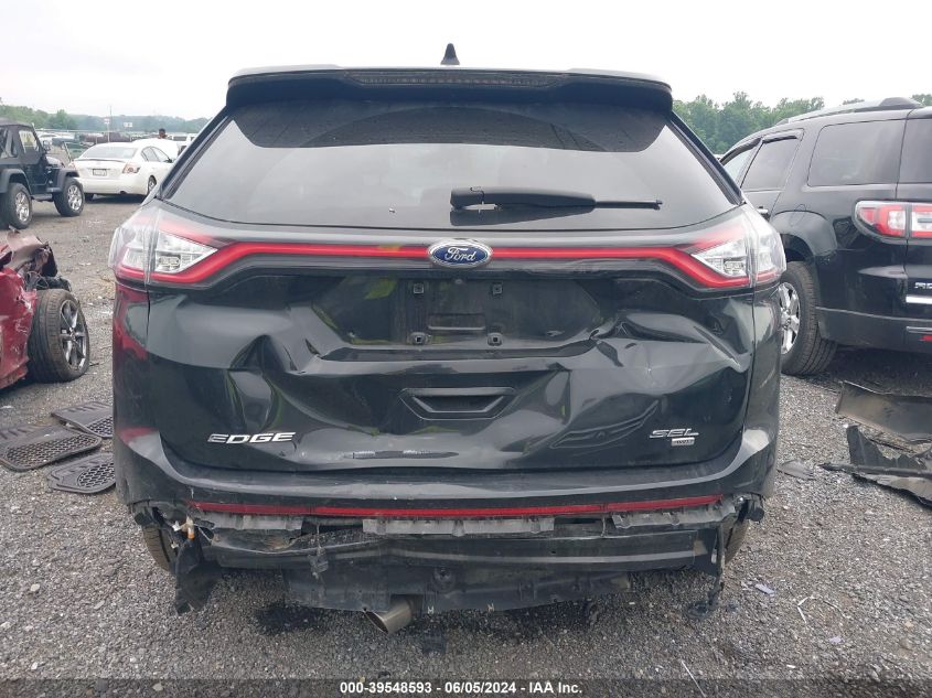 2015 Ford Edge Sel VIN: 2FMTK4J88FBB84769 Lot: 39548593