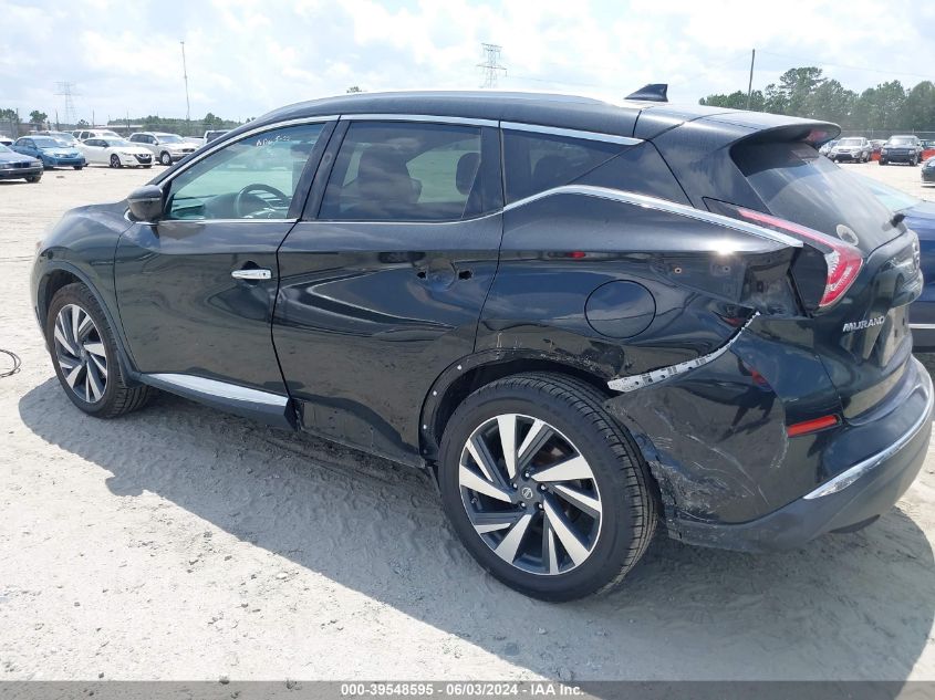 2017 Nissan Murano Platinum VIN: 5N1AZ2MH6HN157046 Lot: 39548595