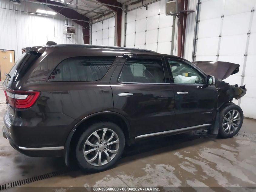 2017 Dodge Durango Citadel Anodized Platinum Awd VIN: 1C4RDJEG5HC681547 Lot: 39548600