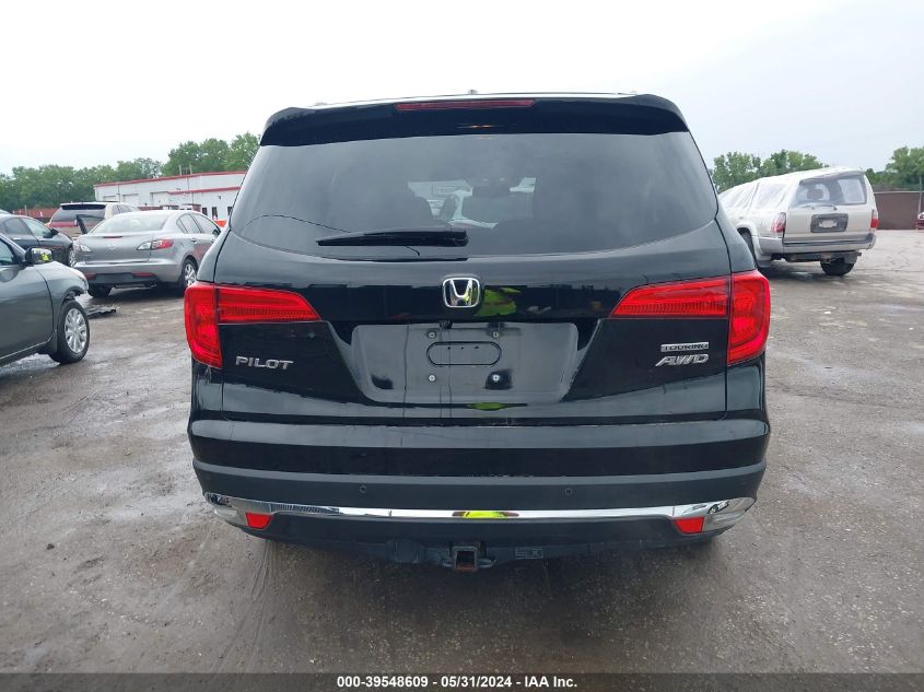 2017 Honda Pilot Touring VIN: 5FNYF6H97HB065271 Lot: 39548609