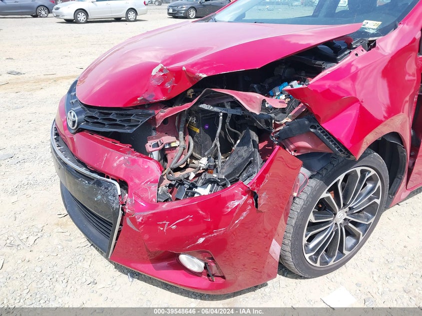 2016 Toyota Corolla S Plus VIN: 2T1BURHE1GC745132 Lot: 39548646