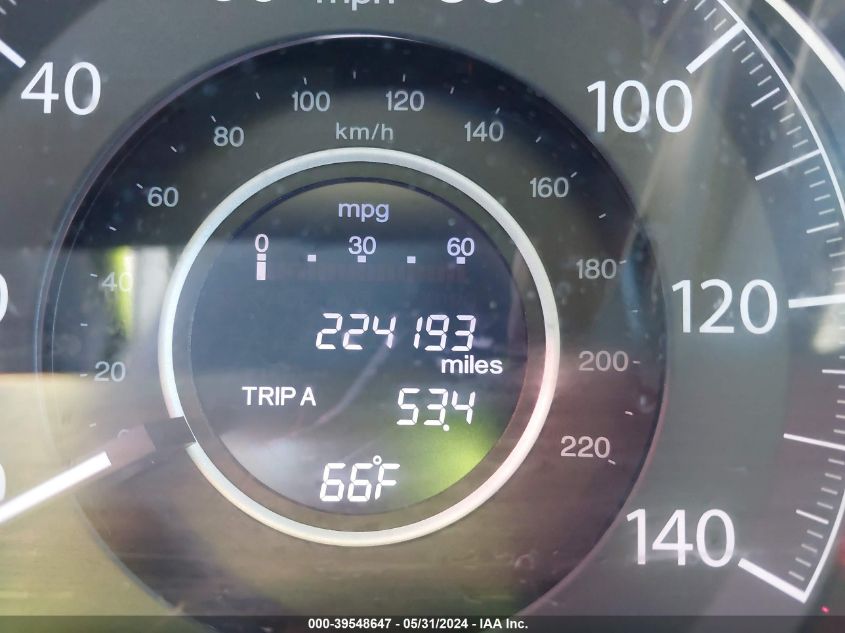 2014 Honda Cr-V Lx VIN: 2HKRM3H36EH523786 Lot: 39548647