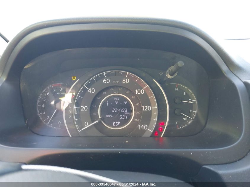 2014 Honda Cr-V Lx VIN: 2HKRM3H36EH523786 Lot: 39548647