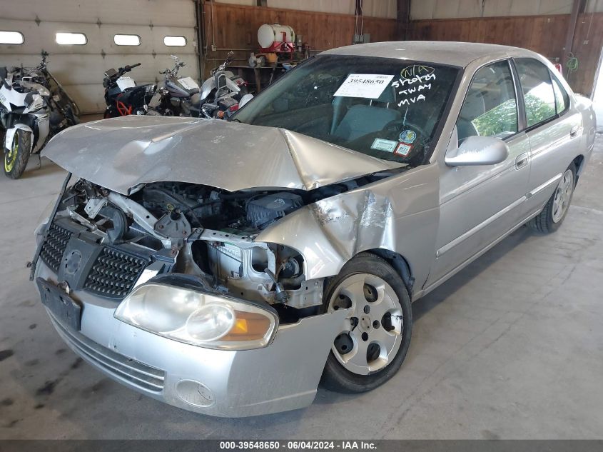 2006 Nissan Sentra 1.8S VIN: 3N1CB51D66L536424 Lot: 39548650