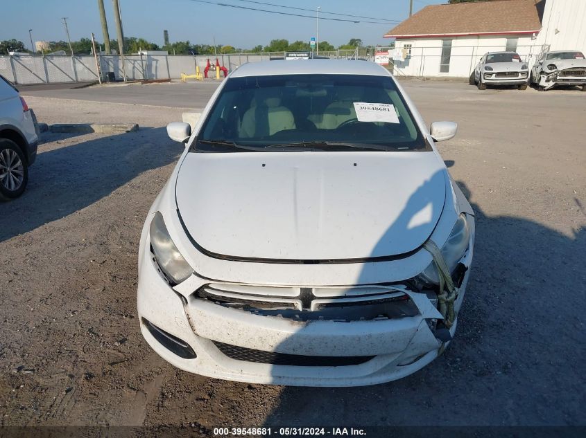 2013 Dodge Dart Sxt VIN: 1C3CDFBA2DD170552 Lot: 39548681