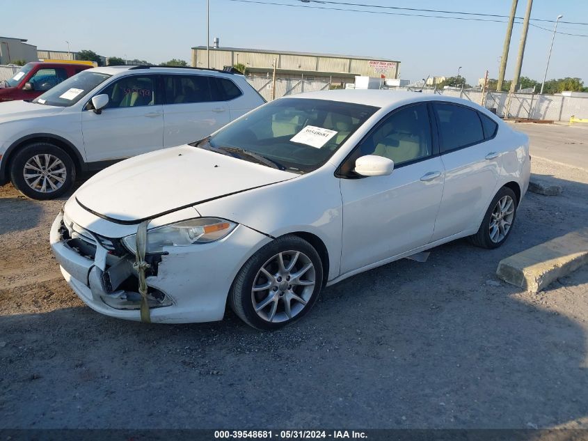 2013 Dodge Dart Sxt VIN: 1C3CDFBA2DD170552 Lot: 39548681