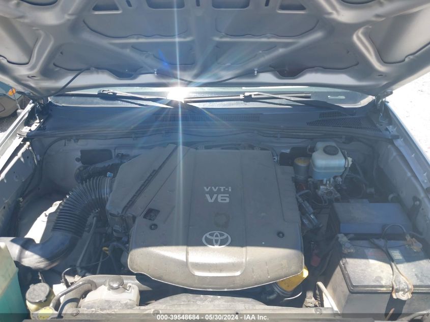 2010 Toyota Tacoma Base V6 VIN: 5TEUU4EN4AZ684537 Lot: 39548684