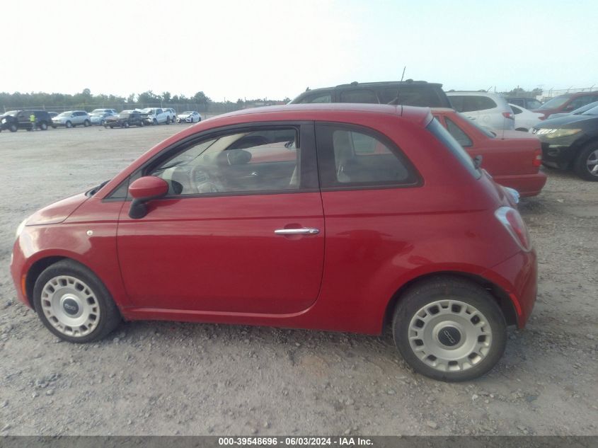 2013 Fiat 500 Pop VIN: 3C3CFFAR4DT751224 Lot: 39548696