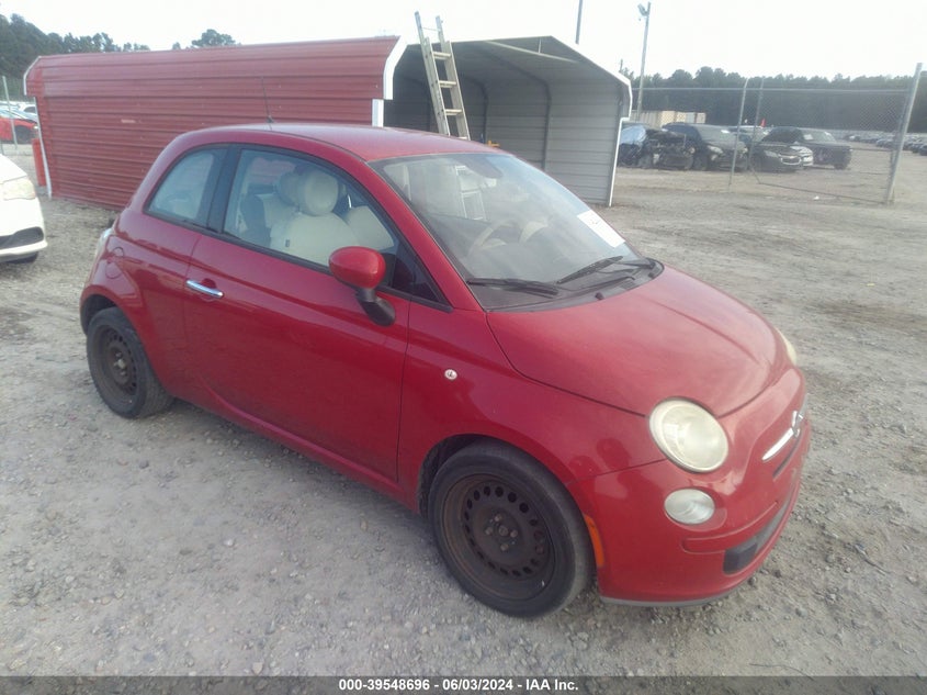 2013 Fiat 500 Pop VIN: 3C3CFFAR4DT751224 Lot: 39548696