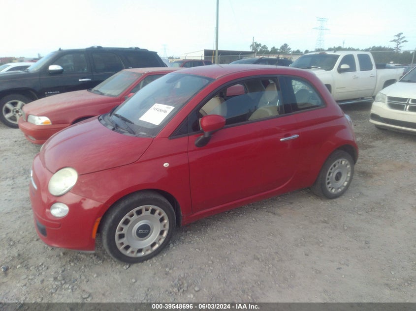 2013 Fiat 500 Pop VIN: 3C3CFFAR4DT751224 Lot: 39548696