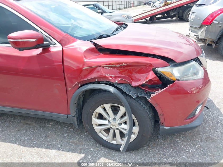 2015 Nissan Rogue Sv VIN: 5N1AT2MT7FC907777 Lot: 39548705